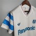 Marseilles 90/91 Home White Soccer Jersey